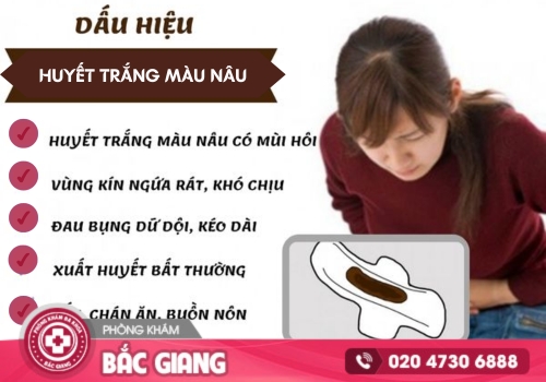 Tổng hợp những nguyên nhân gây huyết trắng màu nâu