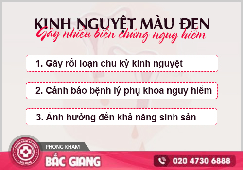Kinh nguyệt màu đen - Cảnh báo bệnh phụ khoa âm thầm